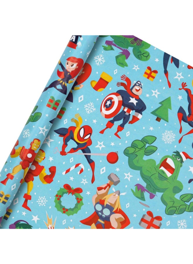 Hallmark لف هدايا عيد الميلاد من هولمارك مارفل أفنجرز (4 م) - Image 2